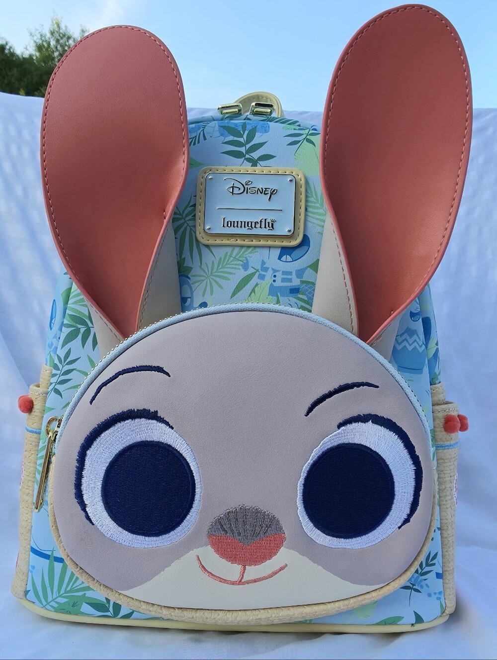 NEW! Loungefly Disney Zootopia 2 Judy Hopps Tropical Mini Backpack
